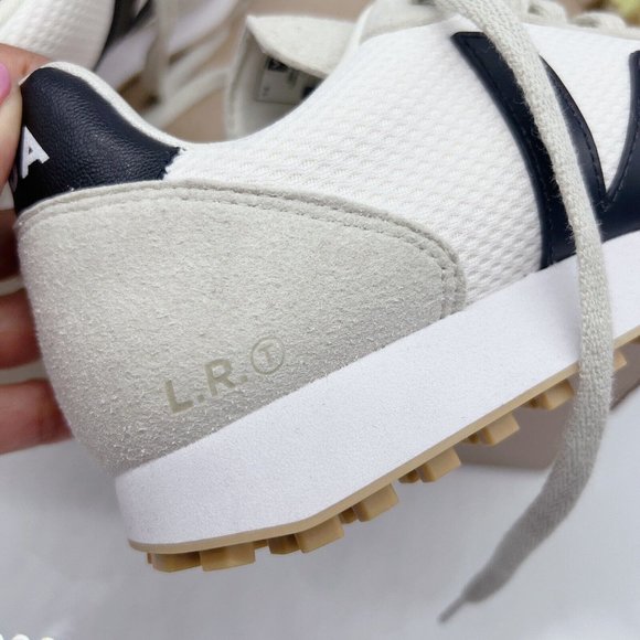 VEJA Rio Branco Fashion Running Shoe Sneaker White Black Nature Womens US 8 EU39 - Picture 6 of 10